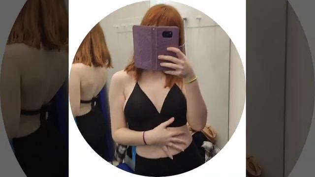 Рыженькая красавица в топике