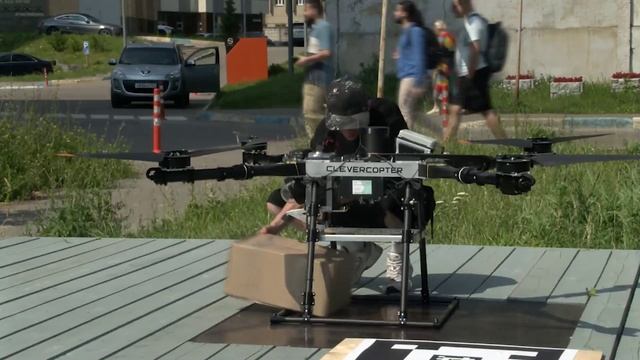 Доставку товаров аэрокурьерами начали тестировать в Нижнем Новгороде