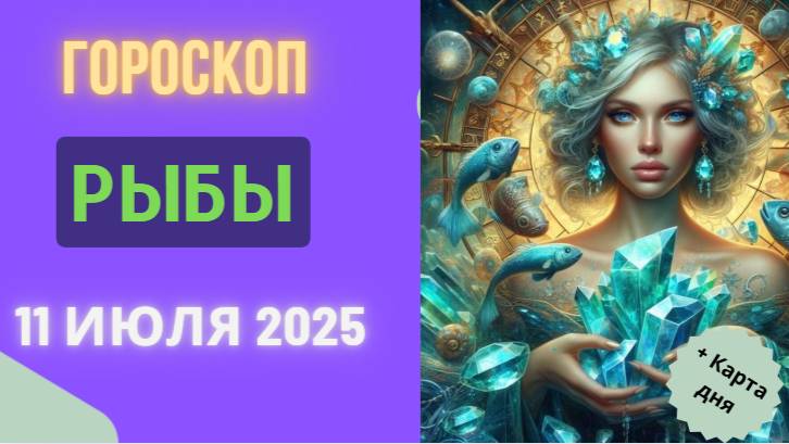 ♓ ГОРОСКОП НА 11 ИЮЛЯ 2025 ДЛЯ РЫБ: МЕЧТЫ СТАНОВЯТСЯ РЕАЛЬНОСТЬЮ!