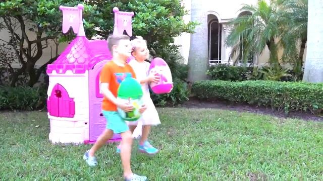 ДИАНА И РОМА - Диана и Рома - История для детей про игрушки сюрпризы