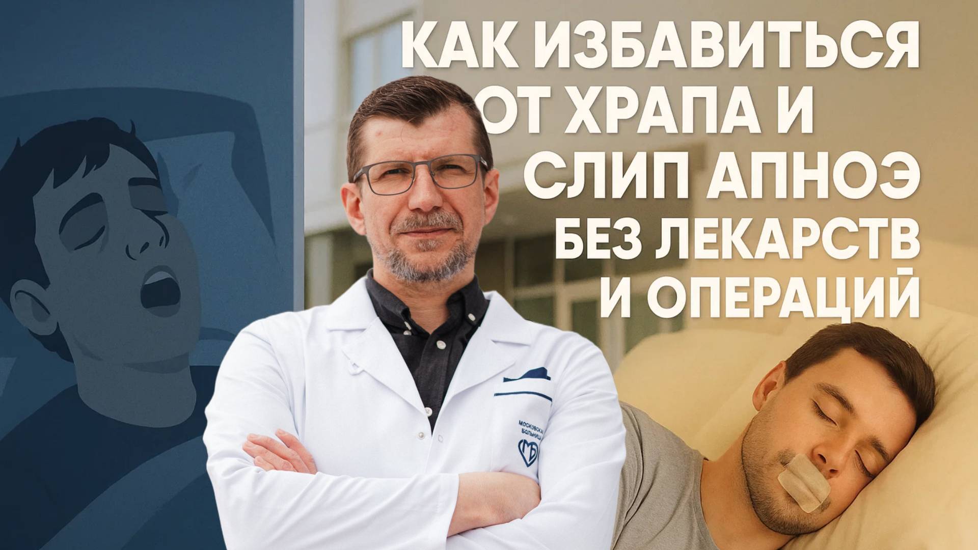 Закрой рот во сне! Храп и апное во сне можно убрать так просто. ВСЕГДА ЛИ? Это легко проверить