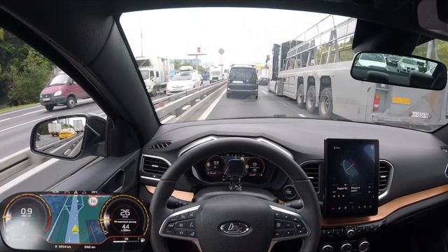 Взял Ладу Весту 6 ст. МКПП - переключаю мизинцем: Я рулю на Lada Vesta 6 speed на русском