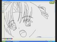 Рисовать это просто, когда умеешь. Зарисовка аниме в paint