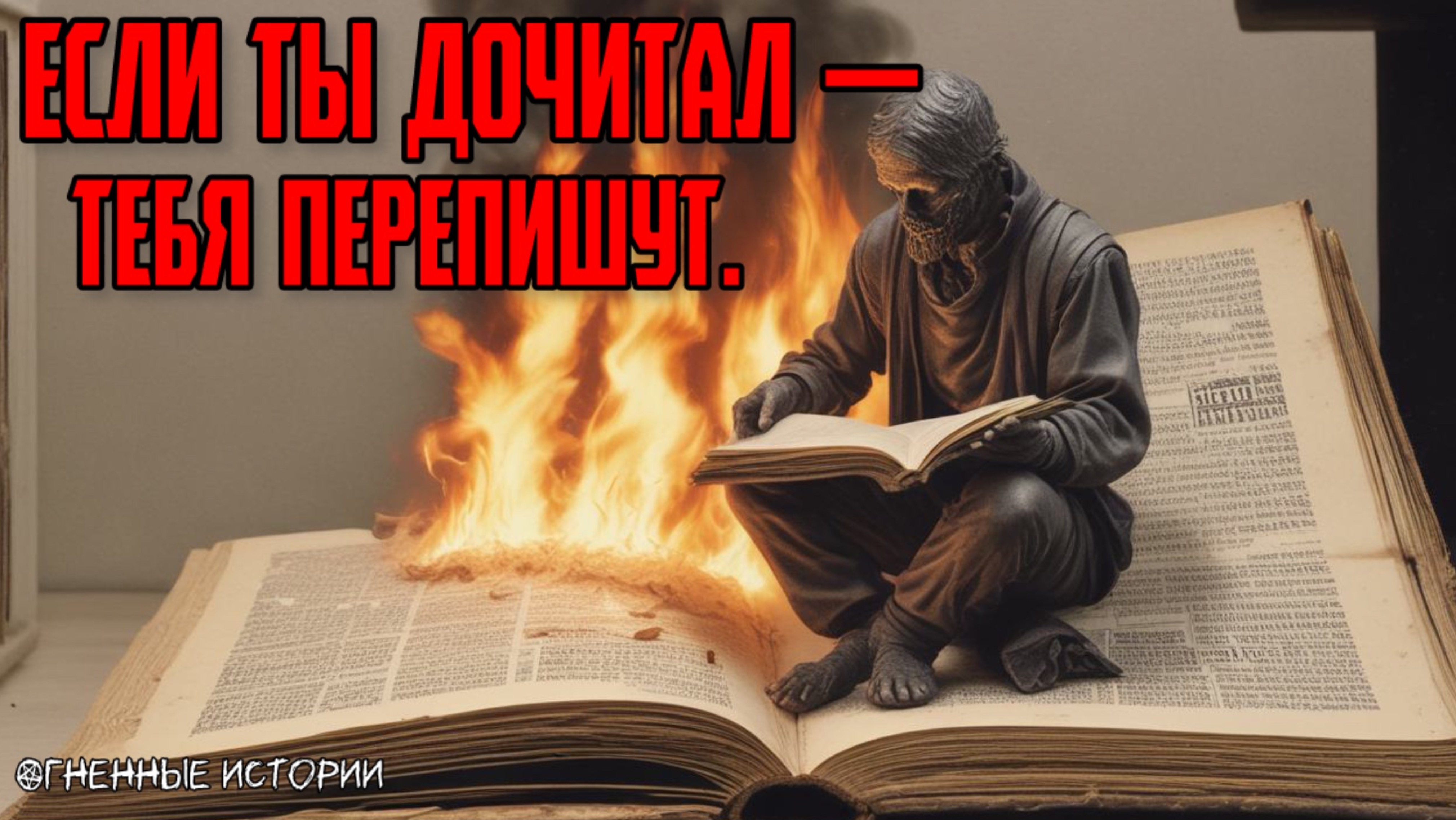 Страшная история: История о книге, которую нельзя дочитывать