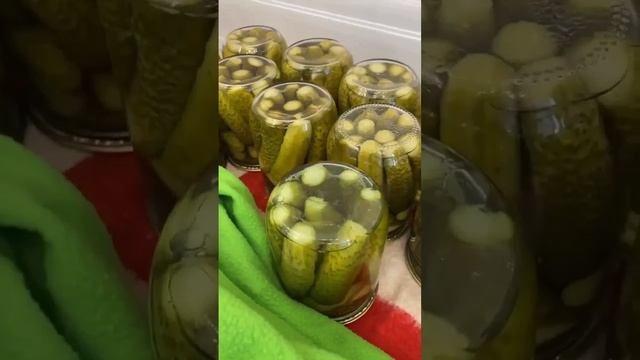 Маринованные в сладком рассоле огурцы 🥒 - для нашей семьи
