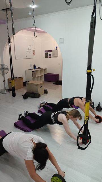 Крутая фитнес троица!