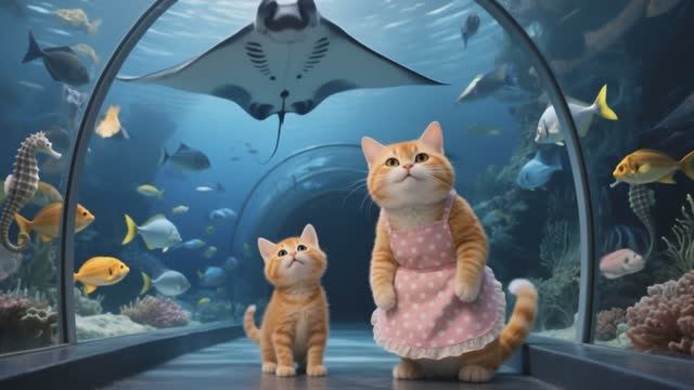 Мультики для малышей. Мультики приключение котенка. Мультики спомощью нейросетей.