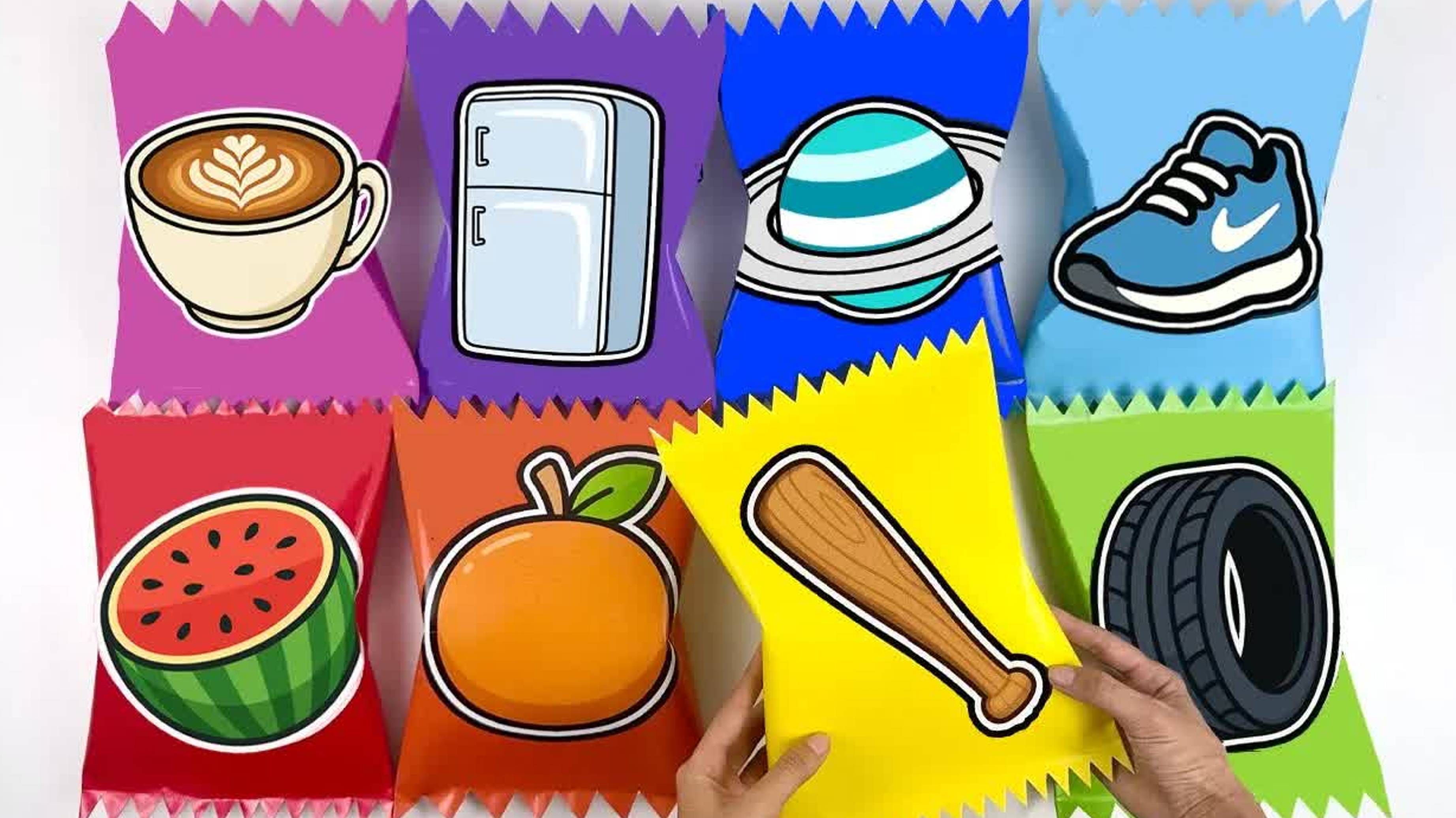 Залипательное видео. Мультфильм для детей и малышей. ASMR