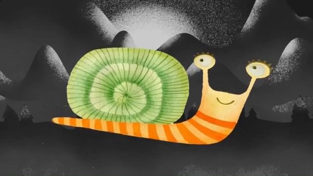 Приключение сонных улиток - Детское сенсорное видео с высокой контрастностью - Классическая музыка