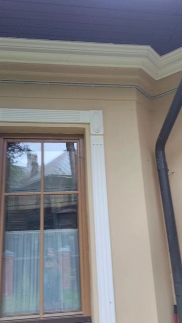 Монтаж уличной системы видеонаблюдения по периметру дома/Красиво, ровно, надежно #камеры #охранадома