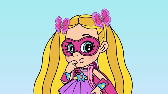 Диана и Рома Диана и Рома изучают цвета с радужными волосами