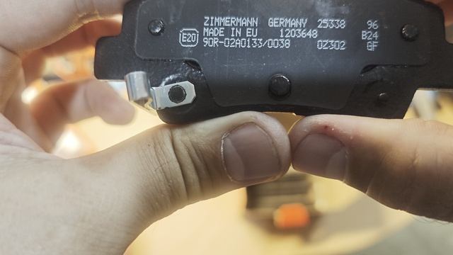 Колодки тормозные задние Hyundai Solaris/Accent/Elantra, Kua Rio/Soul/Optima. Zimmerman 25337.160.1