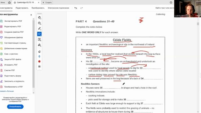 IELTS Listening / Part 4 / Let's follow the notes!