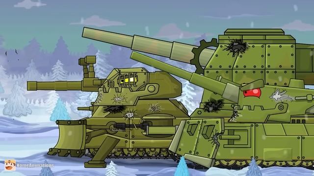 HomeAnimations – Мультики про танки  ЛЕГЕНДА ЖИВА! Сезон 22 ： Робо-Сталин на поле боя !