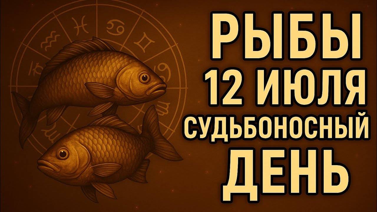 Рыбы. Гороскоп на 12 июля — день, который многое покажет. Время услышать себя
