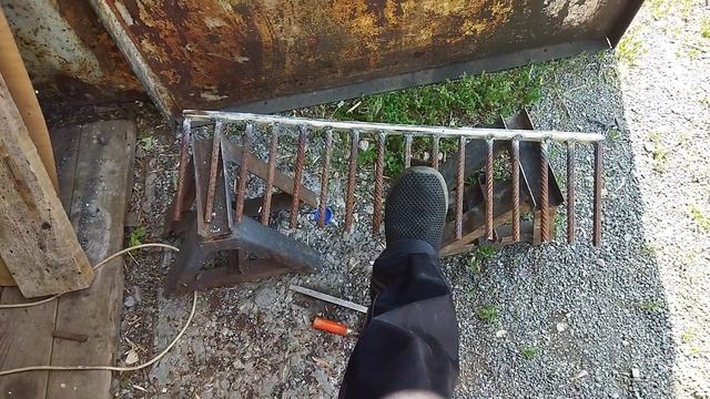 Большие грабли для сена из арматуры