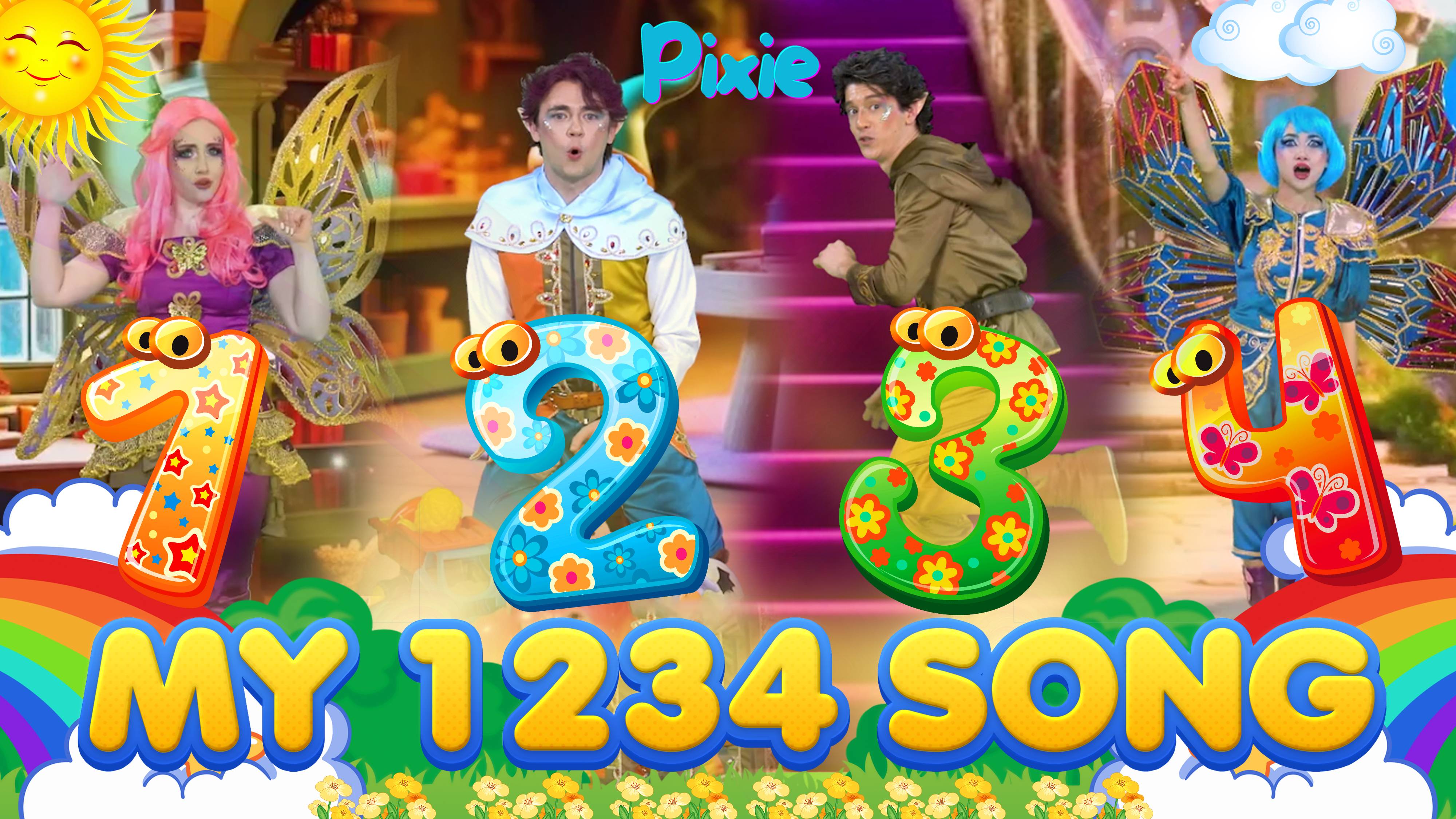 My 1234 Song🥰 | Pixie Kids Song🎵