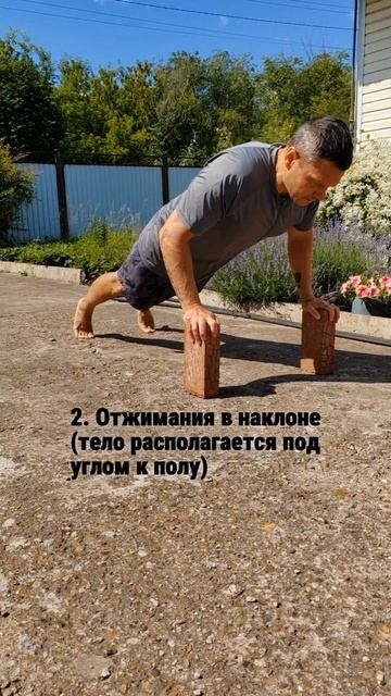 🔥push-up на кирпичах