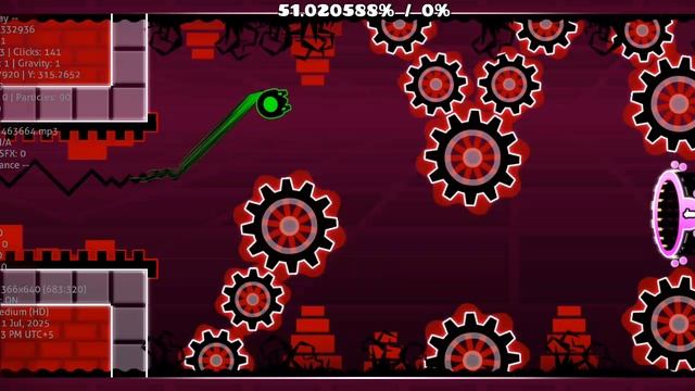 INSOMNIA но это странное прохождение Geometry dash