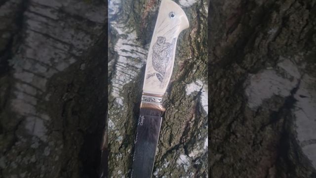 Авторский нож из мозаичного дамаска