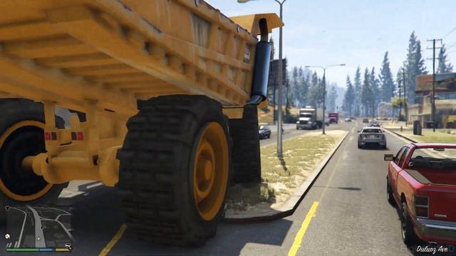 GTA 5 100 Tons Super Dump Truck Rampage #3 HD Grand Theft Auto 5