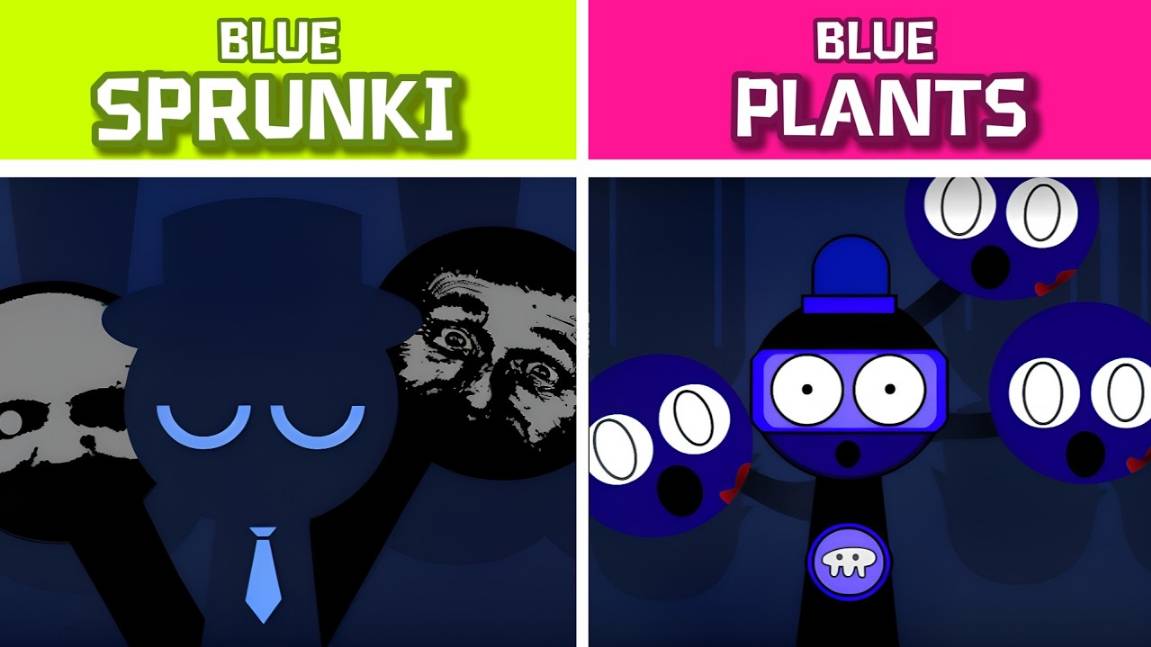 INCREDIBOX SPRUNKI 🔵🌱 | BLUE vs PLANT BLUE! 💙🌿 ЦВЕТНОЙ ДУЭЛЬ! #сезонконтентаRUTUBE