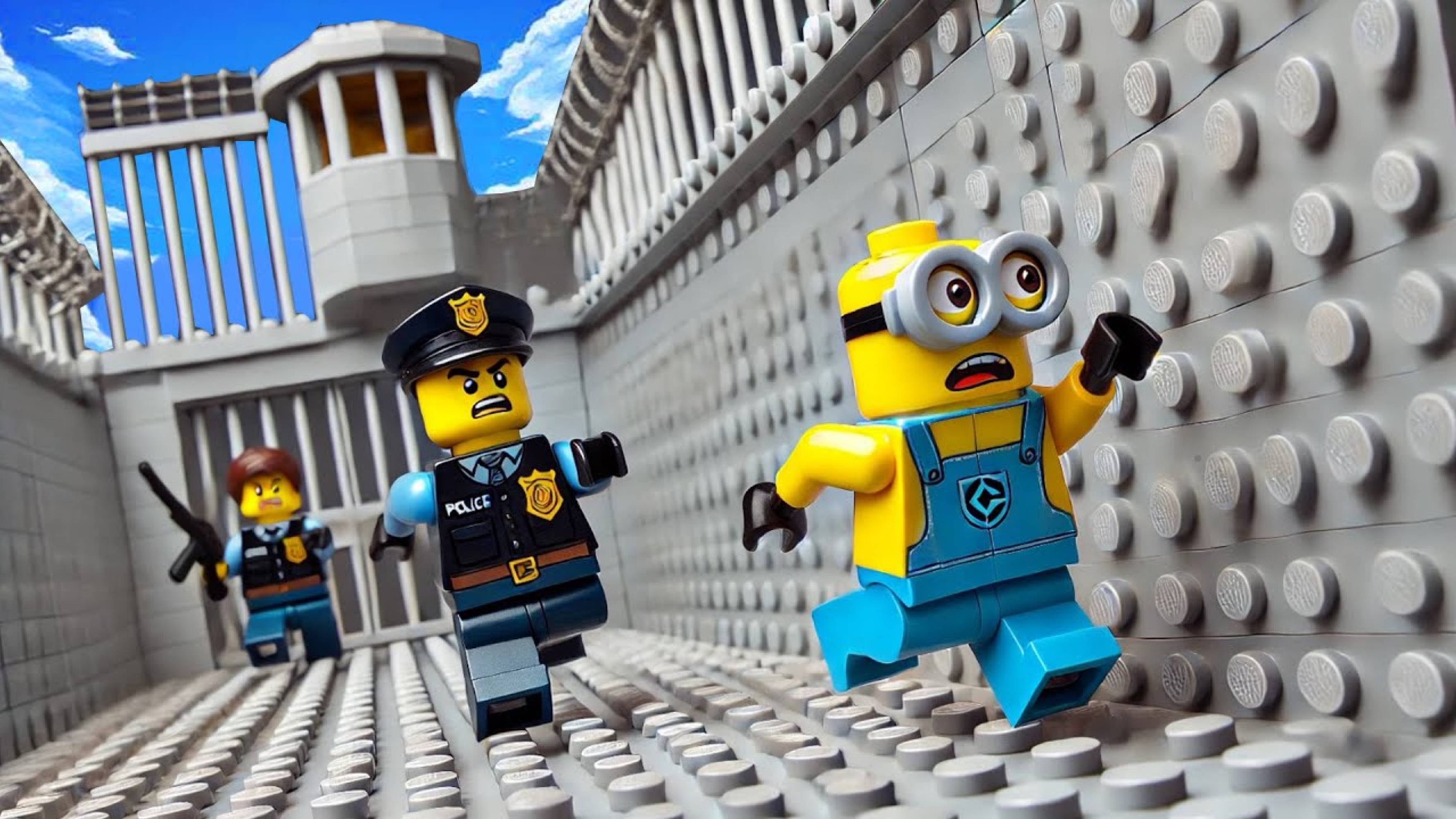 ЛЕГО МИНЬОН ПОБЕГ ИЗ ТЮРЬМЫ МУЛЬТИК АНИМАЦИЯ LEGO