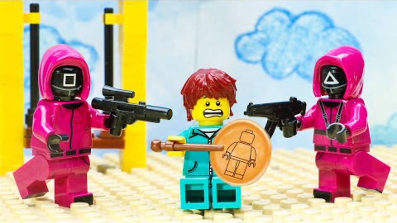ЛЕГО ИГРА В КАЛЬМАРА АНИМАЦИЯ МУЛЬТИК ДЛЯ ДЕТЕЙ LEGO