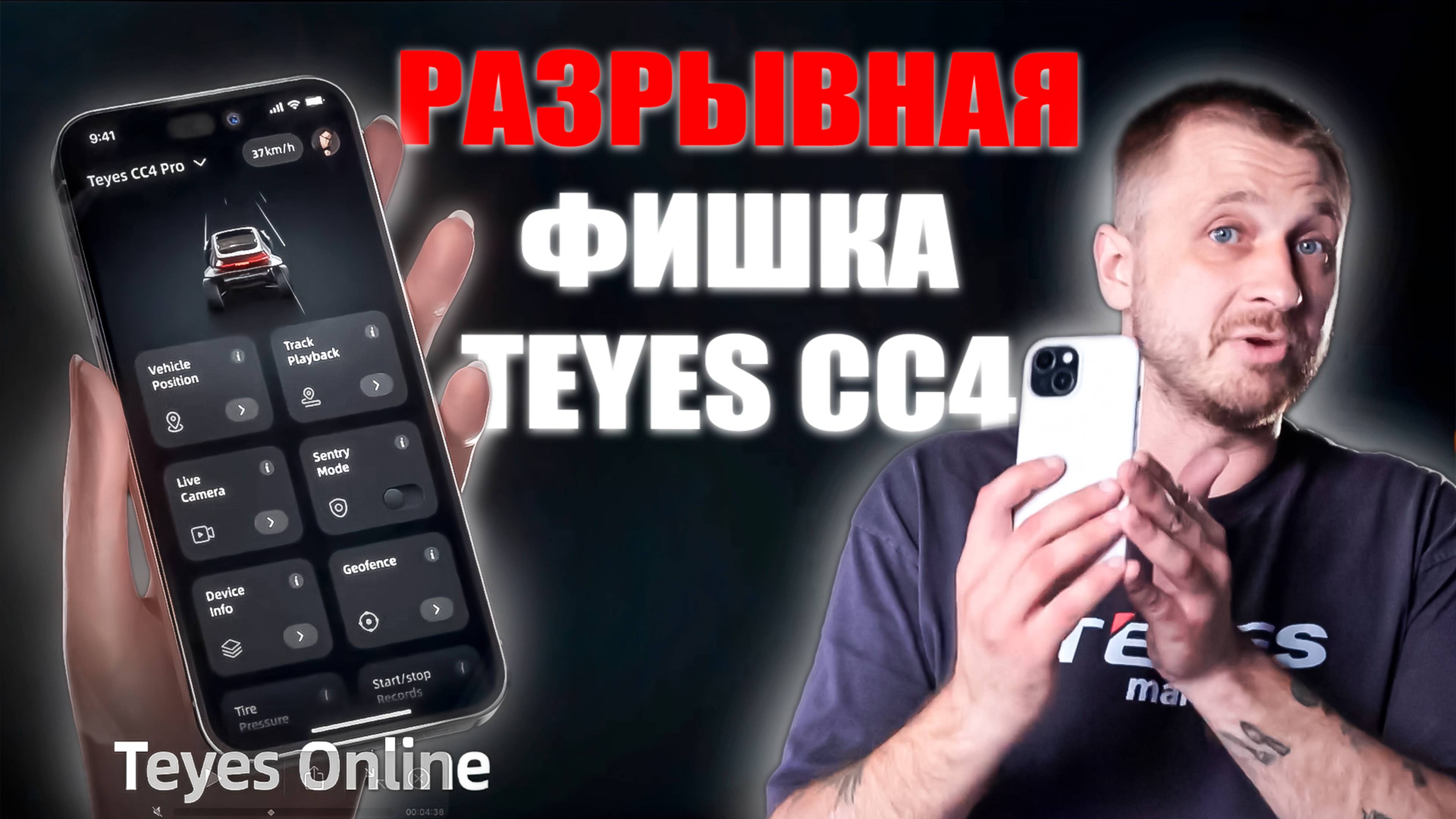 Приложение для CC4 Pro от Teyes — Онлайн-мониторинг автомобиля через Telegram-бот