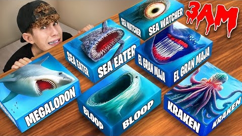 Никогда не открывайте коробки MYSTERY BLOOP SEA EATER El GRAN MAJA в 3 часа ночи!!