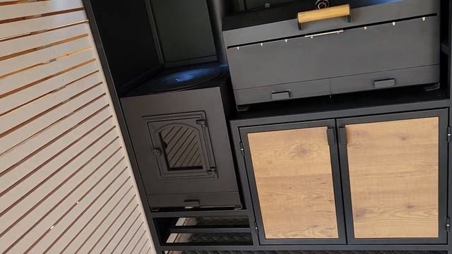 Компактный мангальный комплекс от компании Барбекю-зона 69