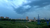 Супер - Штор Накрыл Москву и Реутов ( Молнии в замедленном кадре )