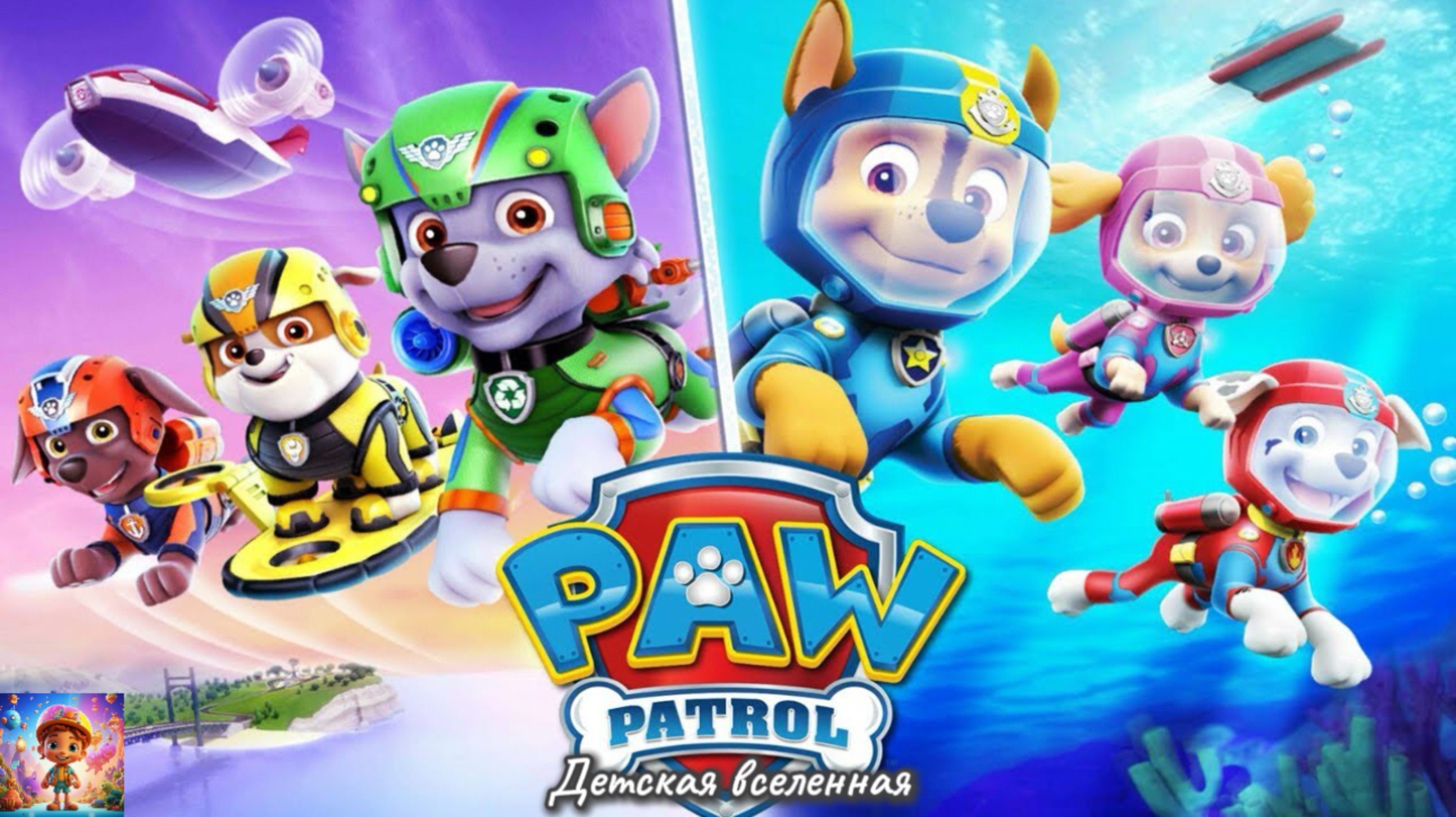ЩЕНЯЧИЙ ПАТРУЛЬ / МИССИЯ ПОД ВОДОЙ / ЩЕНКИ СПАСАТЕЛИ / ДЕТСКАЯ ВСЕЛЕННАЯ