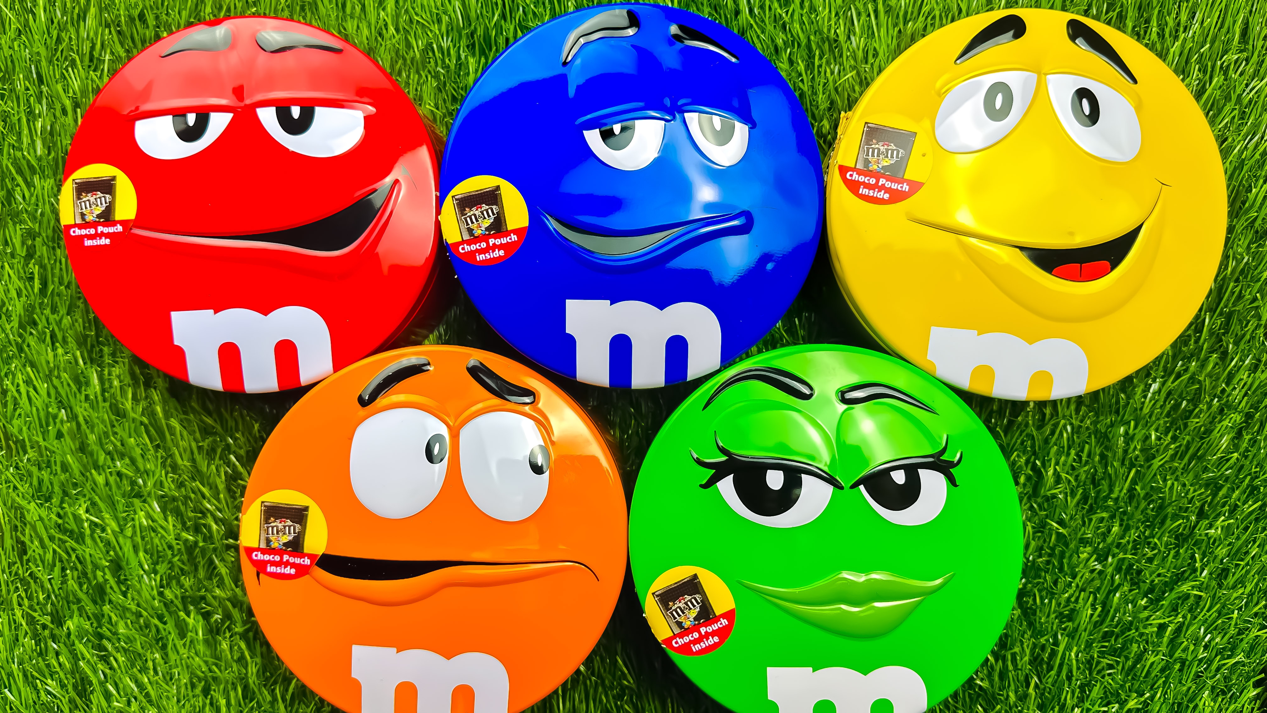 Распаковка M&M'S баночек с сюрпризами АСМР | Что же внутри?