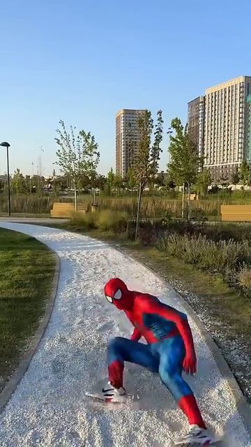 Spiderman got scared funny#shorts