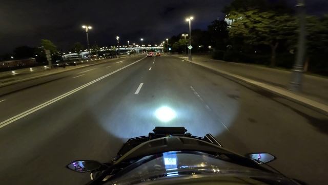 На квадроциклах Stels Guepard к центру Москвы. Снято на GoPro 13.