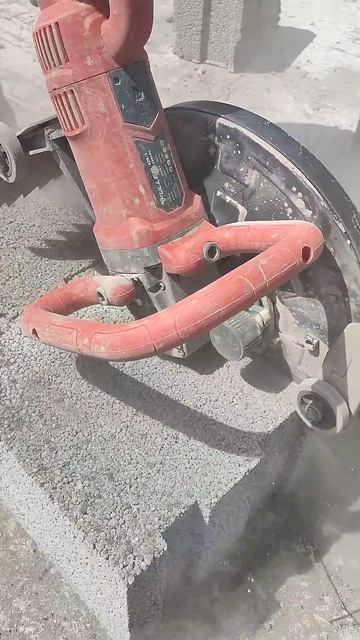 Бетонорез VS Блок/Стройка #construction #строительство #tools
