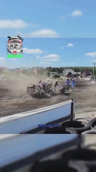 Стартовый замес на всероссийском мотокроссе Миасское