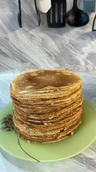 готовим блины.