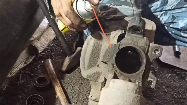 Замена переднего ступичного Шевроле Ланос