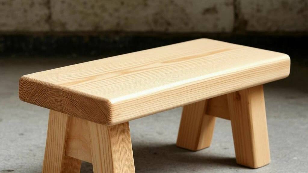 Скамейка. Из готовой доски.