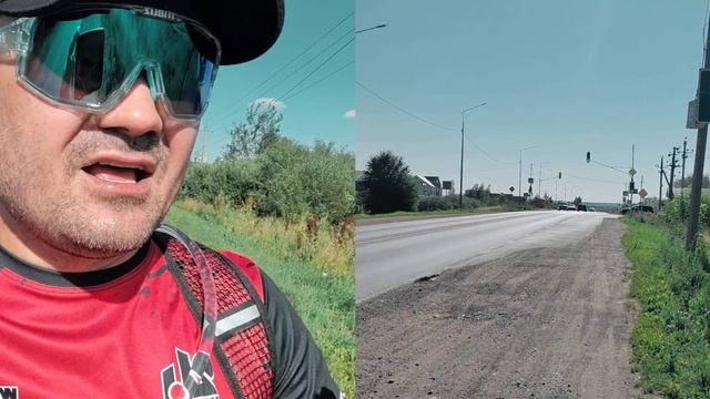 Если поставил цель, то выполняй! После дежурства от роддома до Иглино 22.75 км.