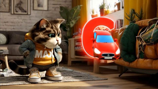 Изучаем английский алфавит с котиком MAX