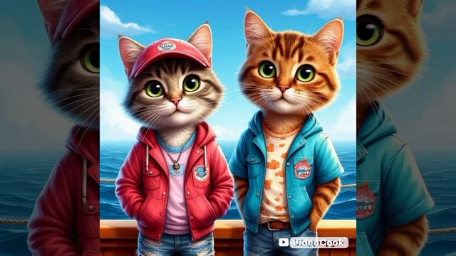 Котик и кошечка Супер Стар.