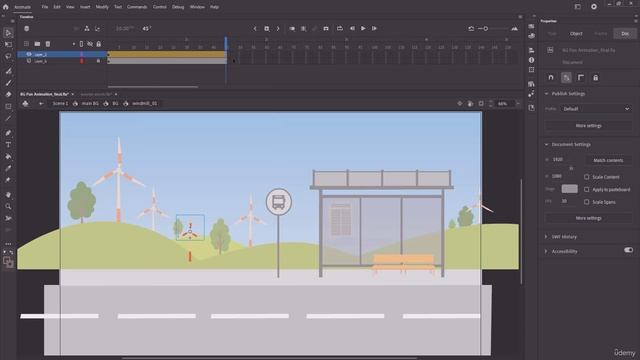 4. Background Pan Animation