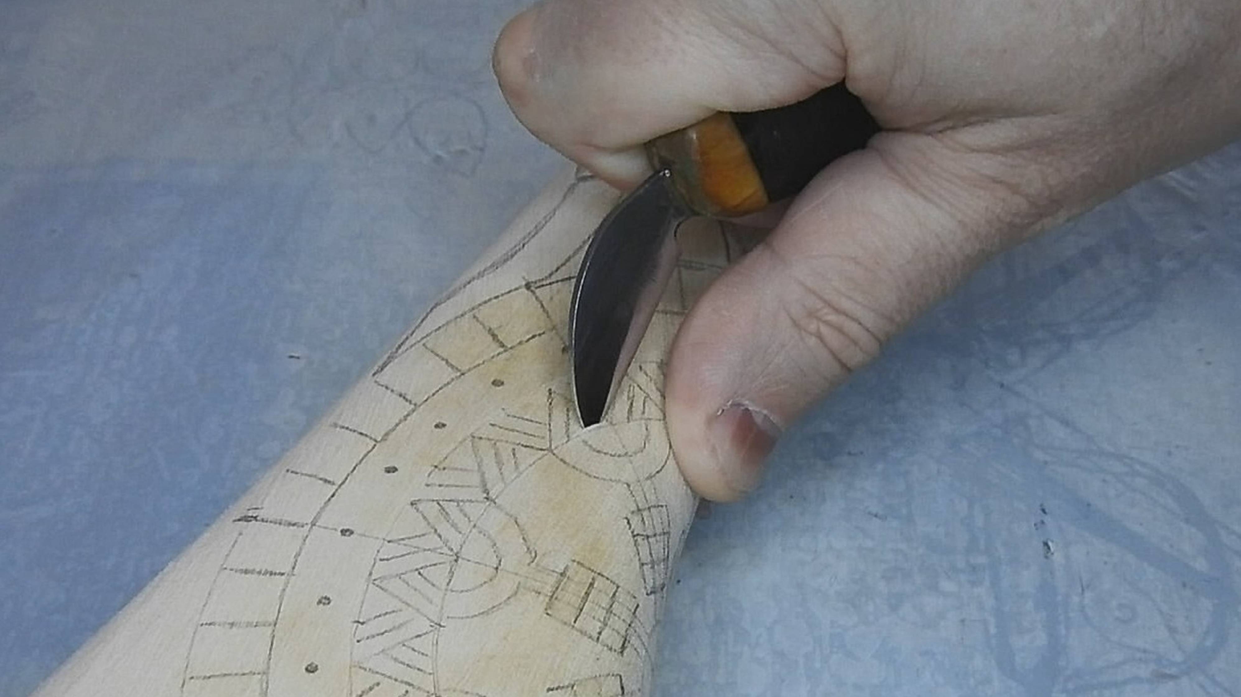 Агисхьяльм & Плетенка на Топорище #18 / A drawing on an Ax