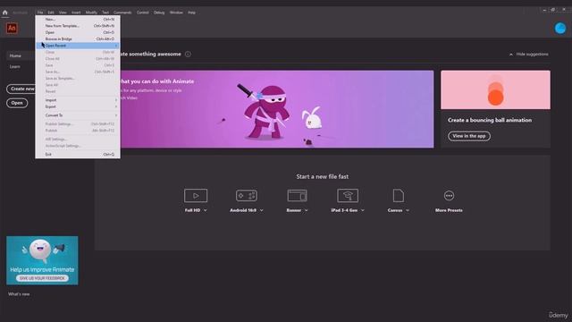 1. Introduction and creating a new document