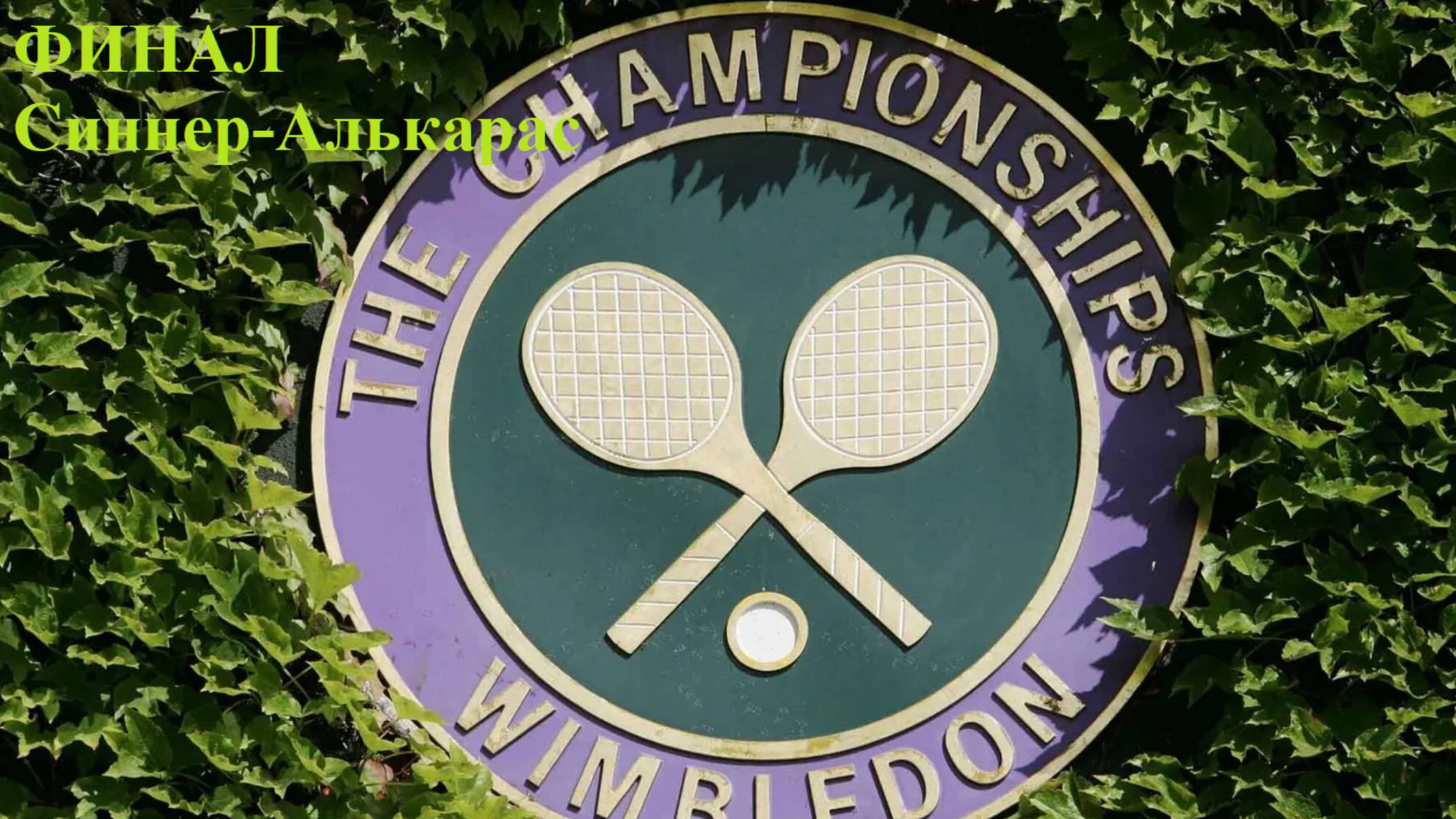 Уимблдон Финал. Синнер-Алькарас. Прогнозы на теннис 13 июля 2025