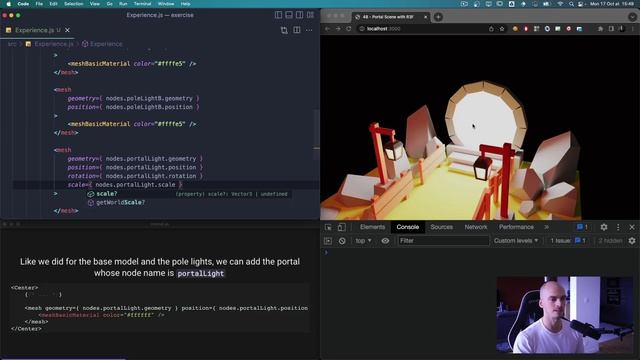 [Bruno Simong ] Three.js Journey 61 — Portal Scene with R3F