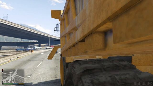 GTA 5 100 Tons Super Dump Truck Rampage #4 HD Grand Theft Auto 5